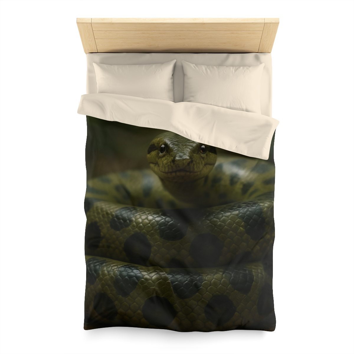 Starlit Coil Green Anaconda trendy bedroom duvets