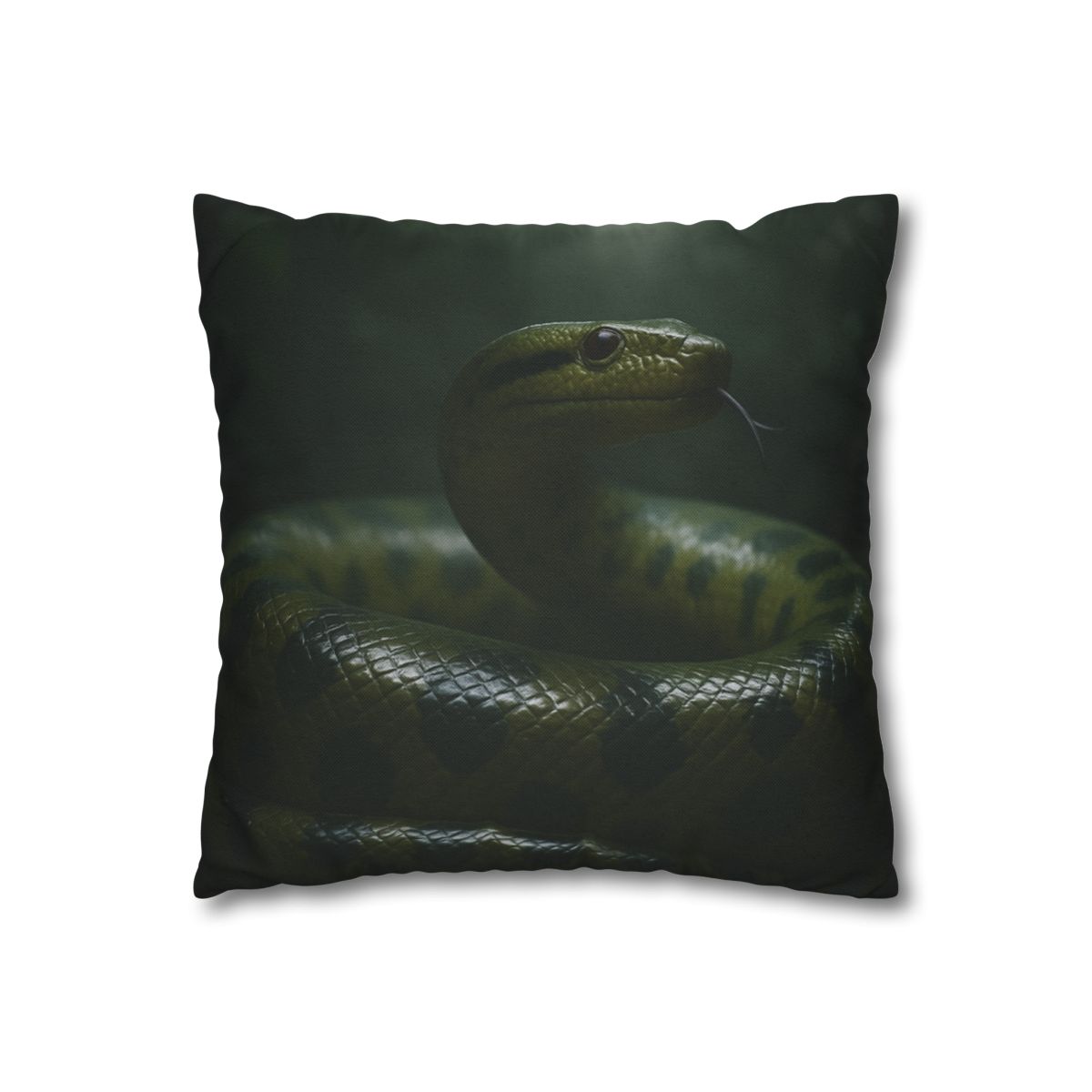 Starlit Coil Green Anaconda comfortable bedding pillow covers