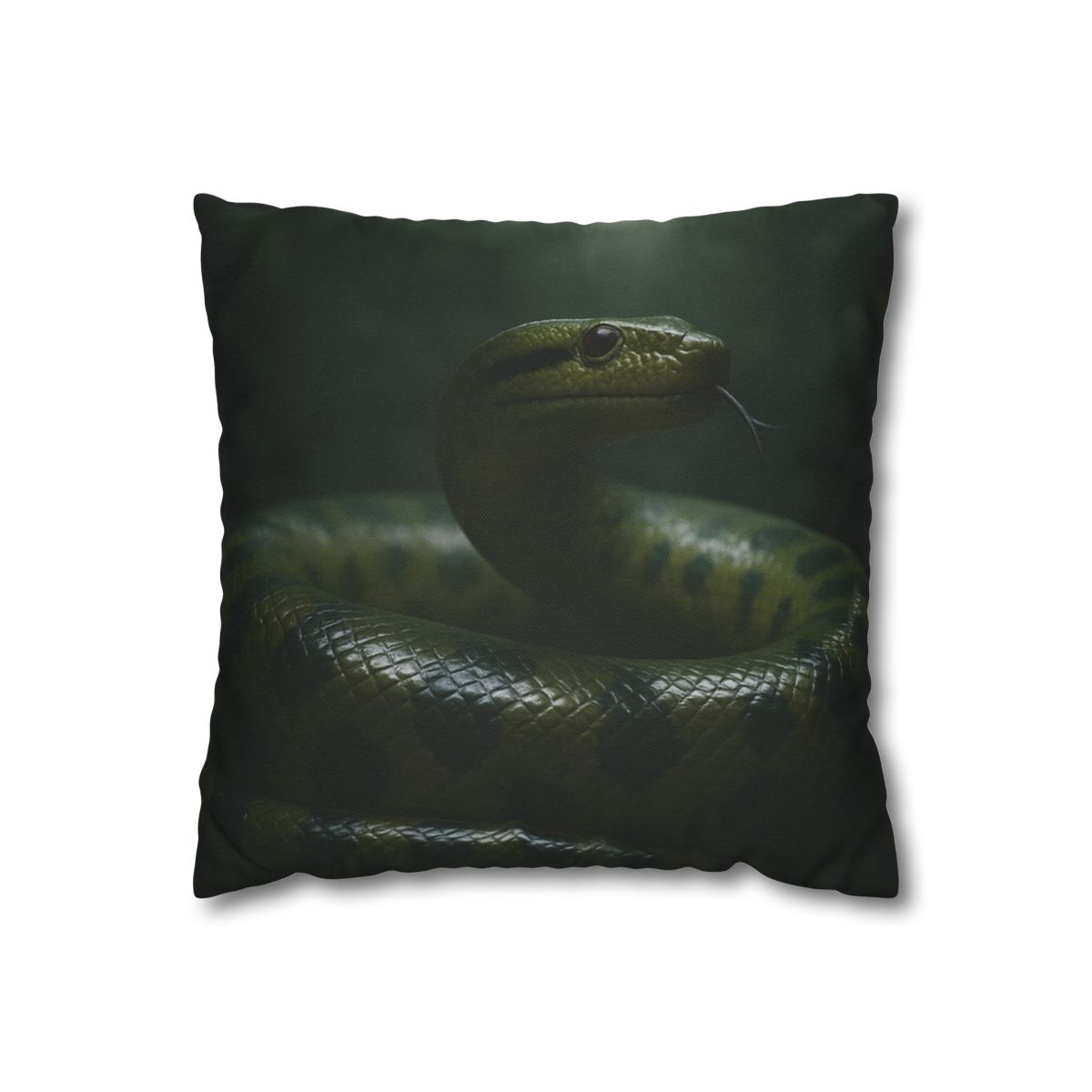 Starlit Coil Green Anaconda comfortable bedding pillow covers