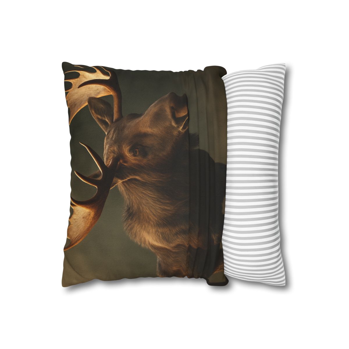 Starlit Crown Moose designer print pillow cases