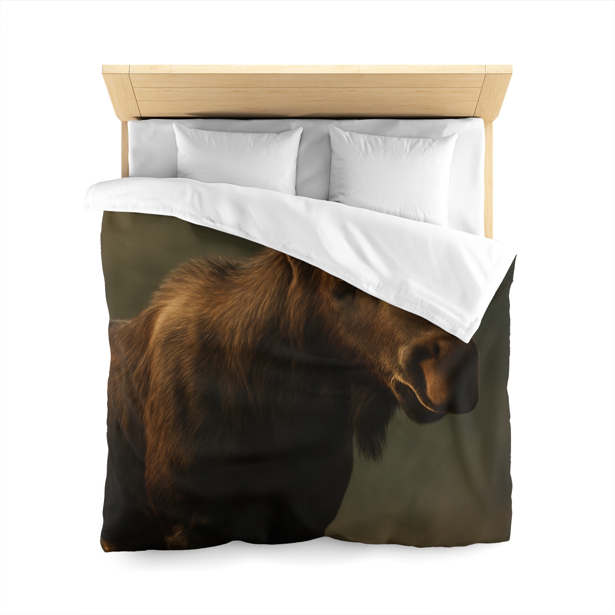 Starlit Crown Moose designer printed duvets