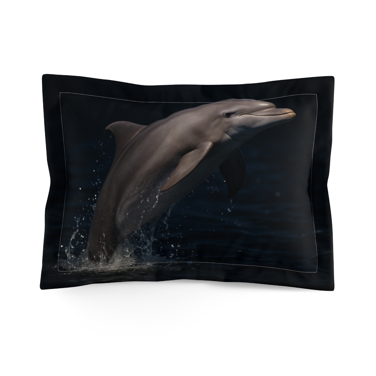 Starlit Diver Bottlenose Dolphin soft plush pillows