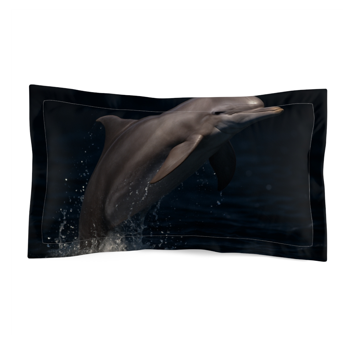 Starlit Diver Bottlenose Dolphin soft plush pillows