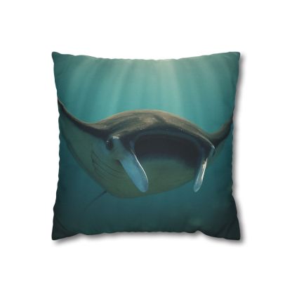 Starlit Drift Giant Manta Ray personalized pillow covers