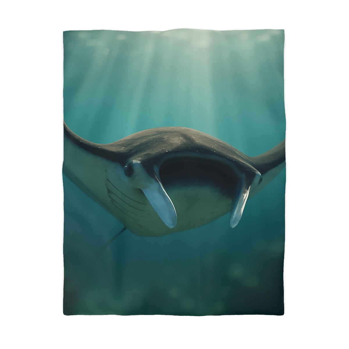 Starlit Drift Giant Manta Ray custom duvets