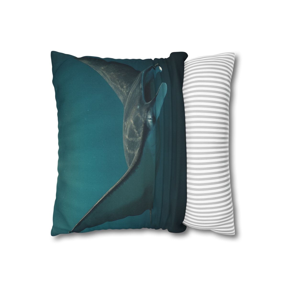 Starlit Drift Manta Ray designer print pillow cases
