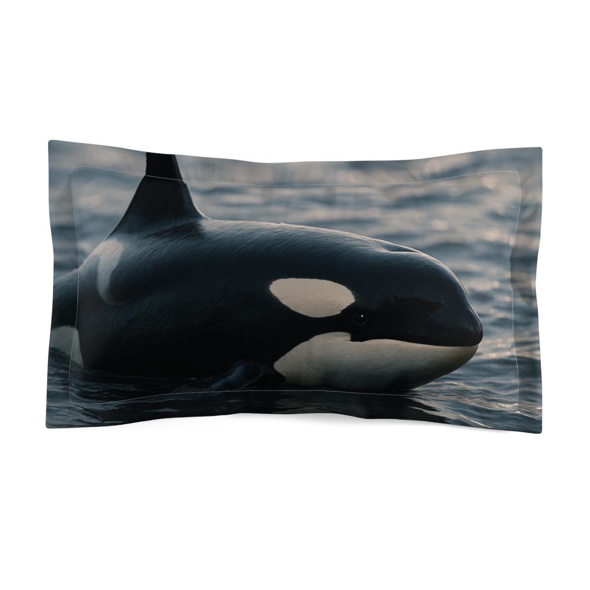 Starlit Drift Orca soft plush pillows