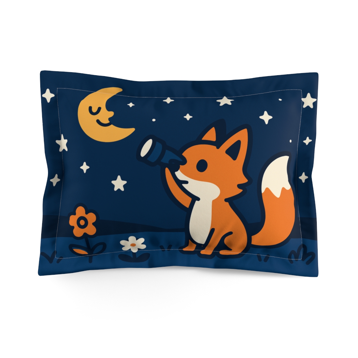 Starlit Explorer Fox comfortable bed pillows
