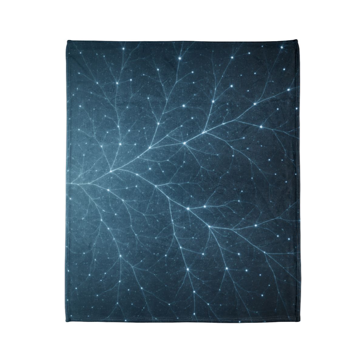 Starlit Fractal Canopy trendy patterned blankets