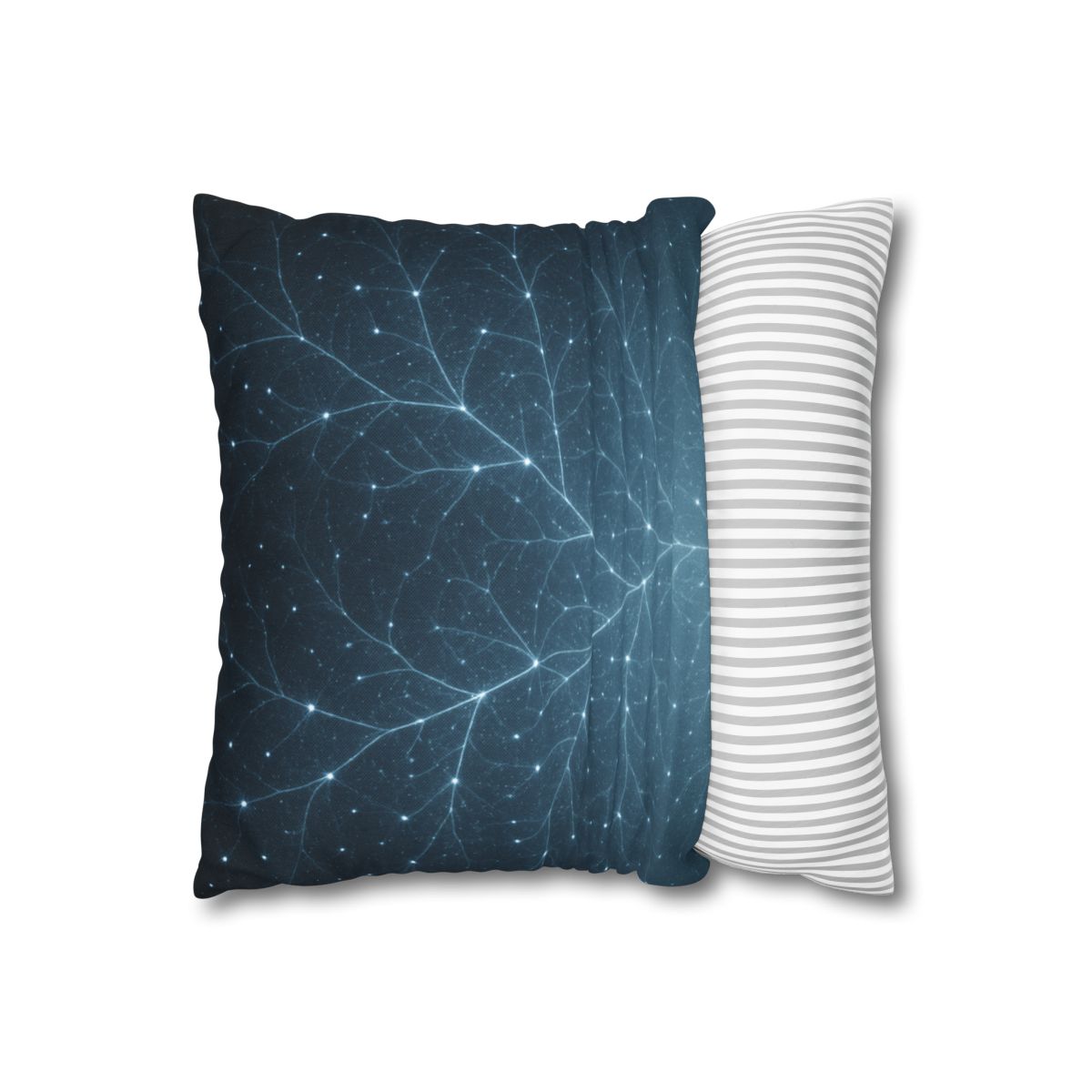 Starlit Fractal Canopy soft cotton pillow cases