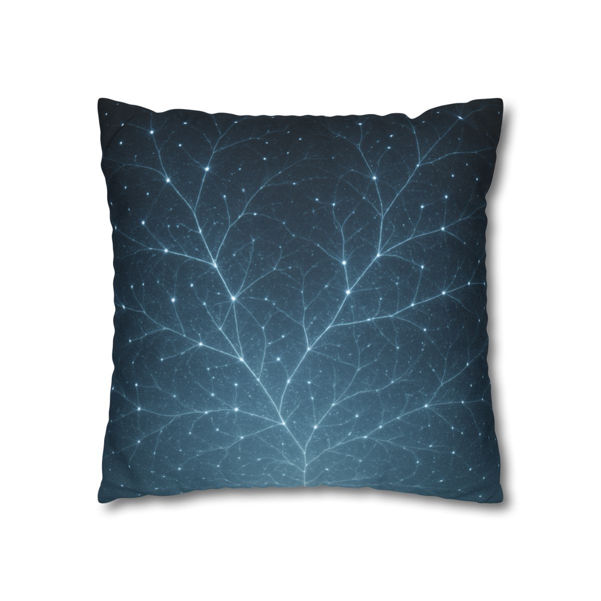 Starlit Fractal Canopy soft cotton pillow cases