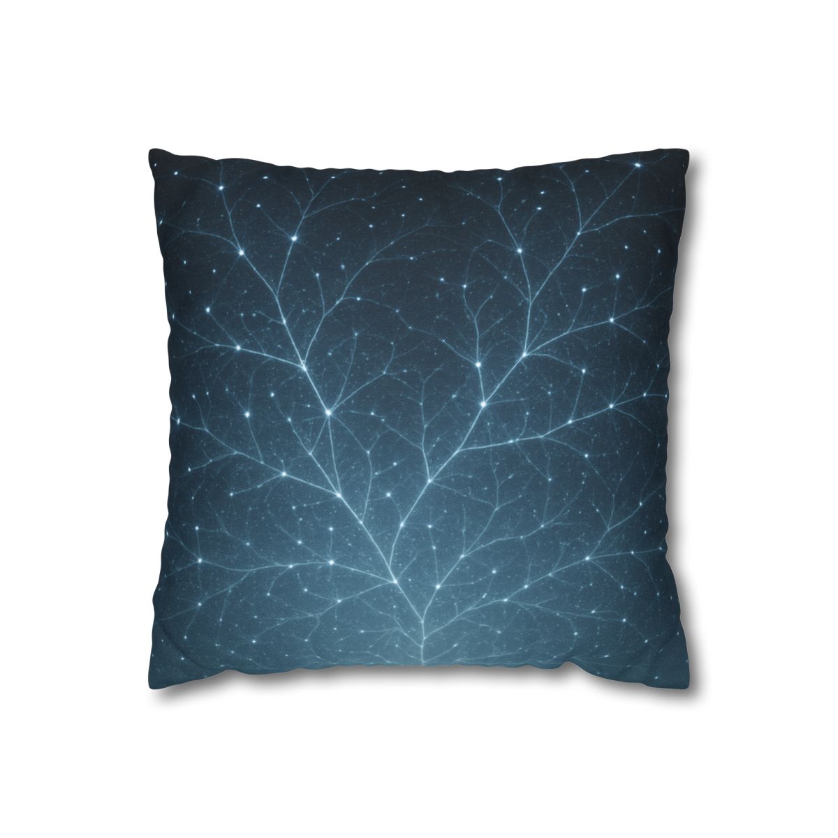 Starlit Fractal Canopy soft cotton pillow cases