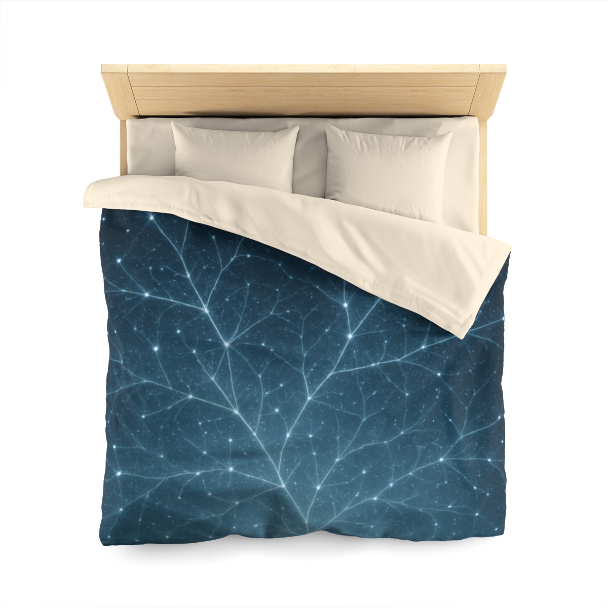 Starlit Fractal Canopy duvets for gifts