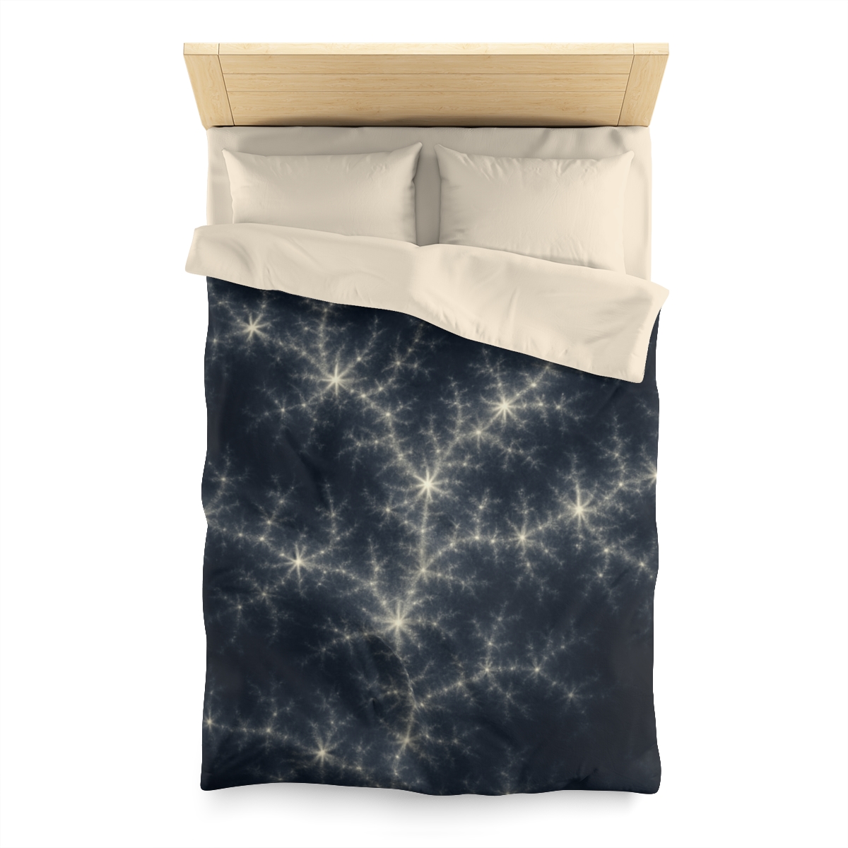 Starlit Fractal Cluster Drift duvets for gifts
