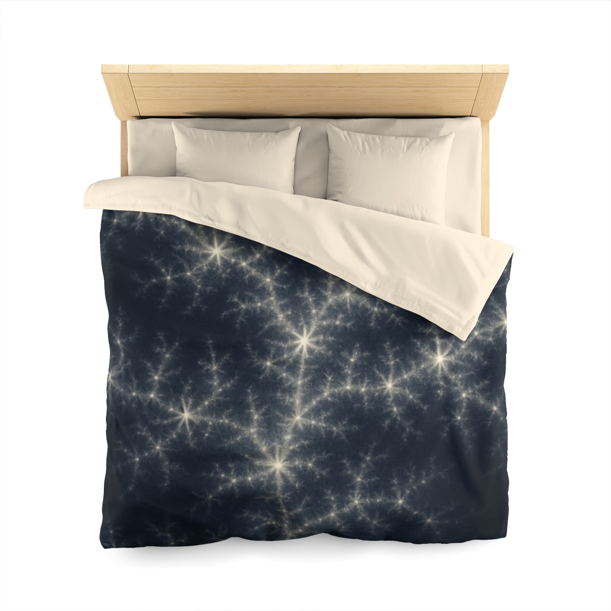 Starlit Fractal Cluster Drift duvets for gifts