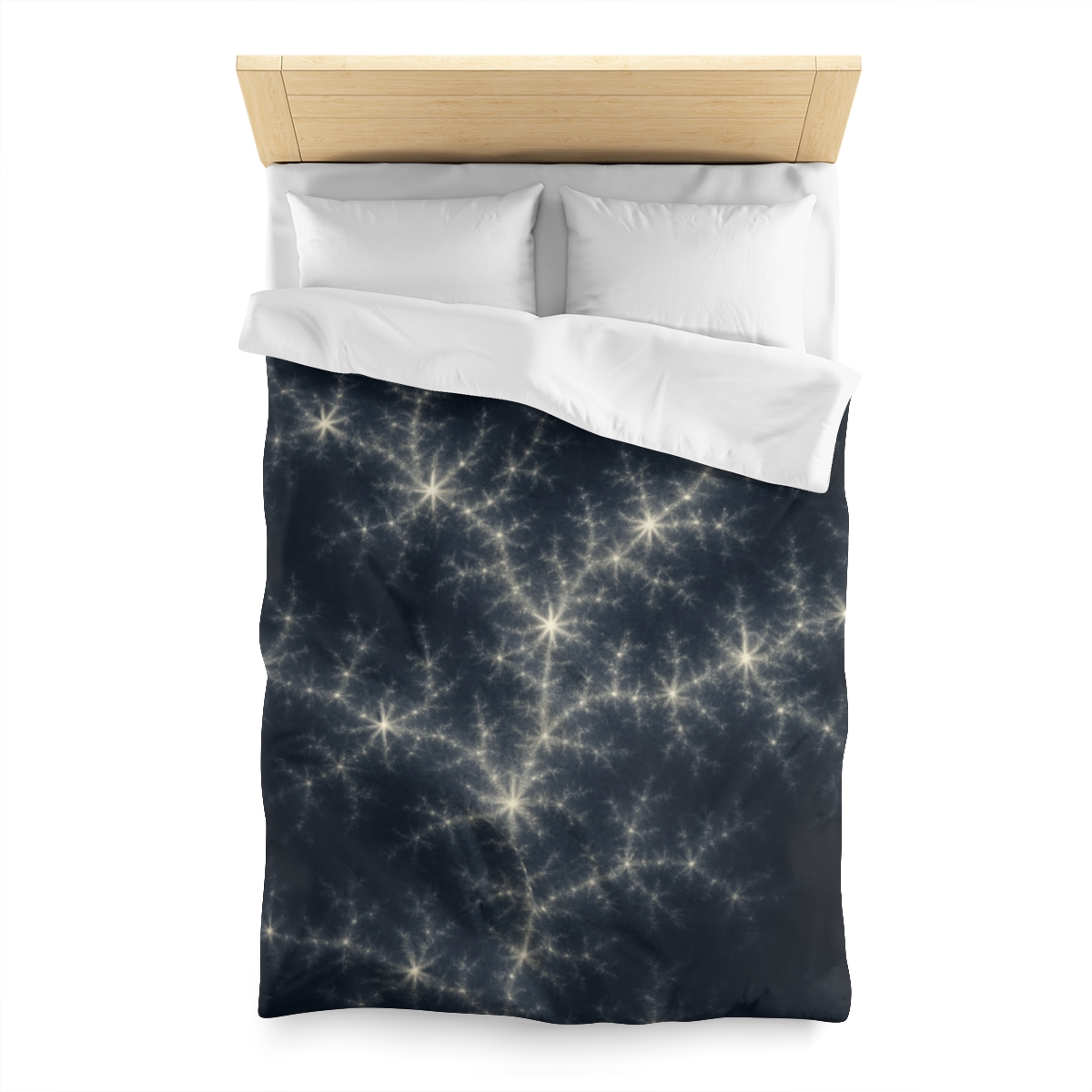 Starlit Fractal Cluster Drift duvets for gifts