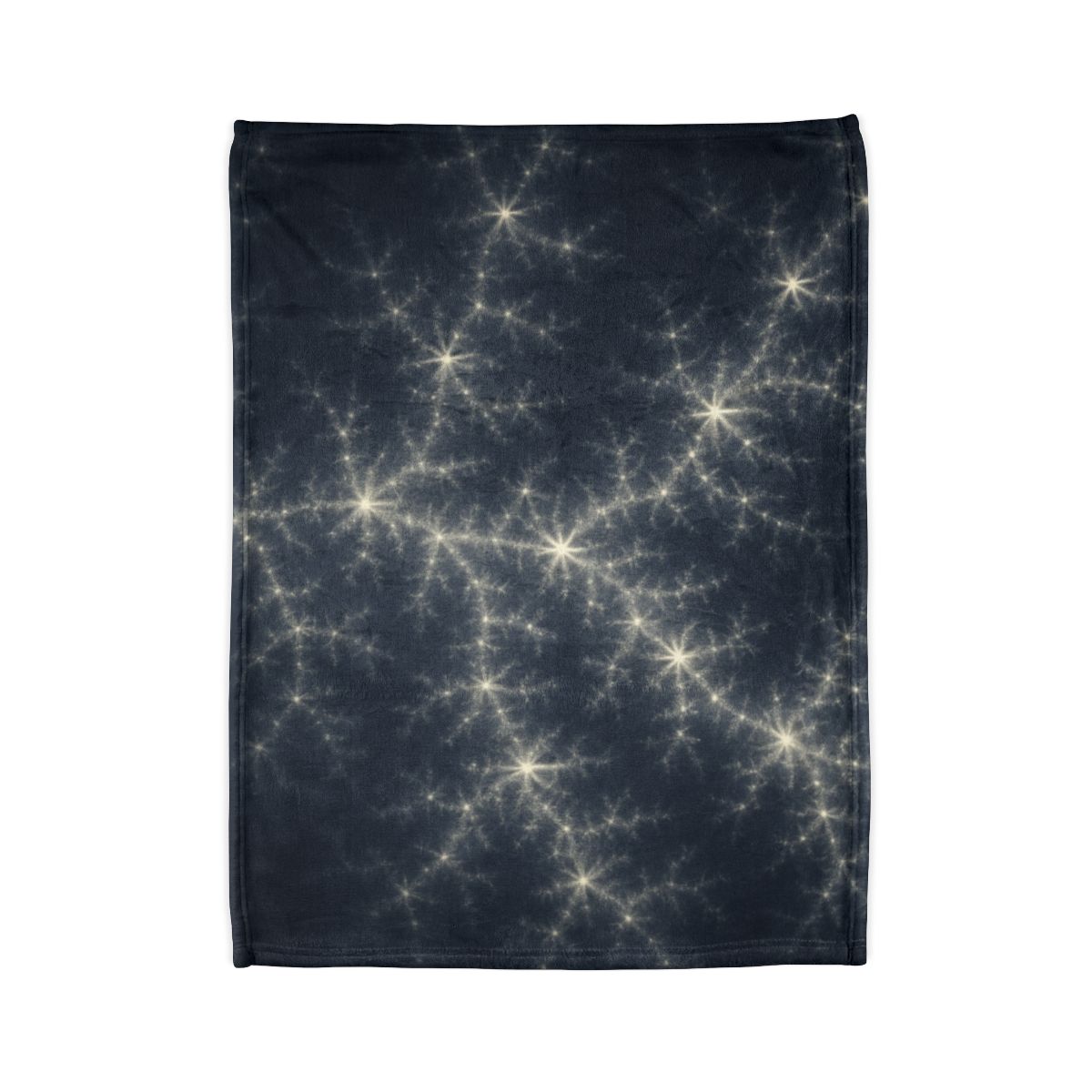 Starlit Fractal Cluster Drift stylish throw blankets