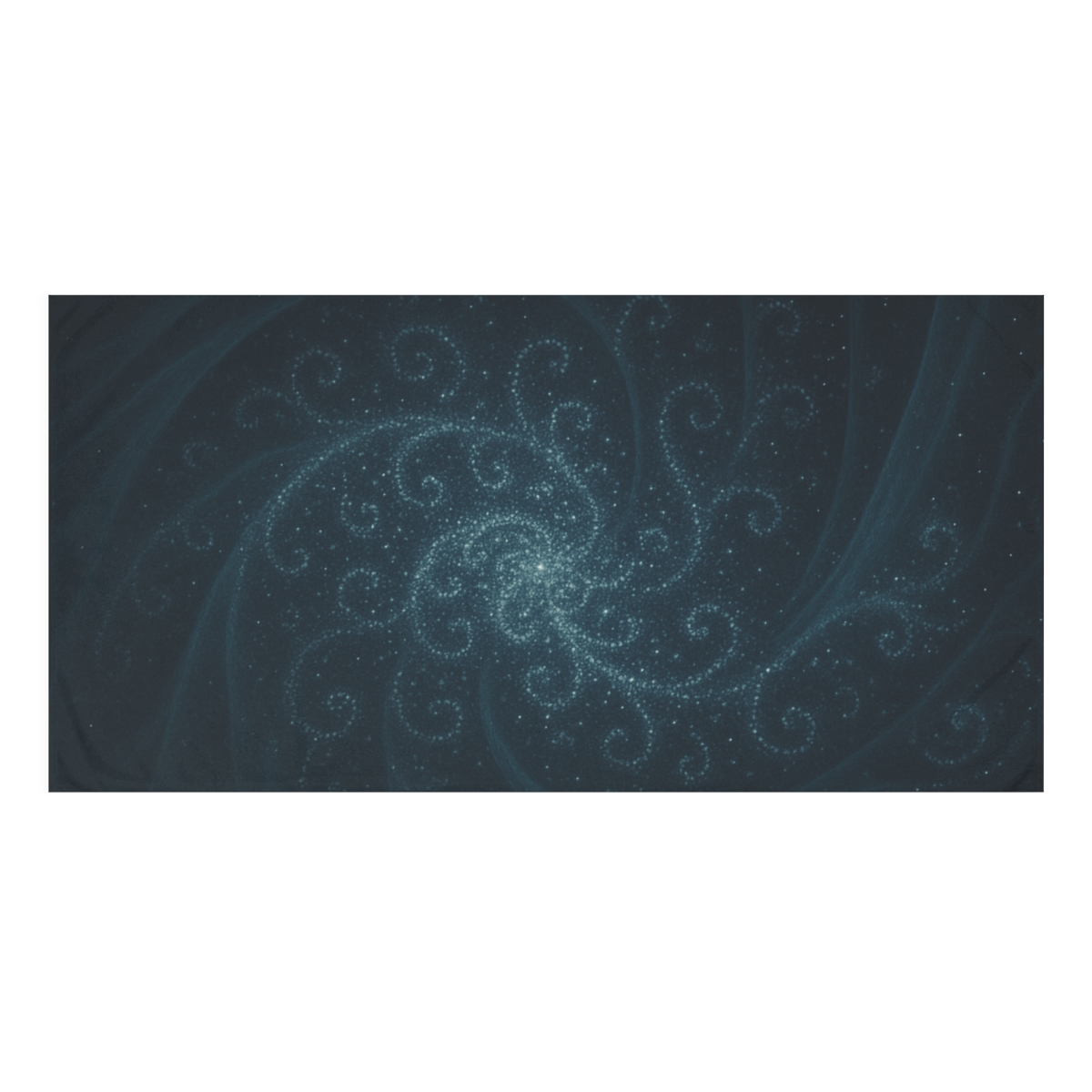 Starlit Fractal Drift comfortable face towels