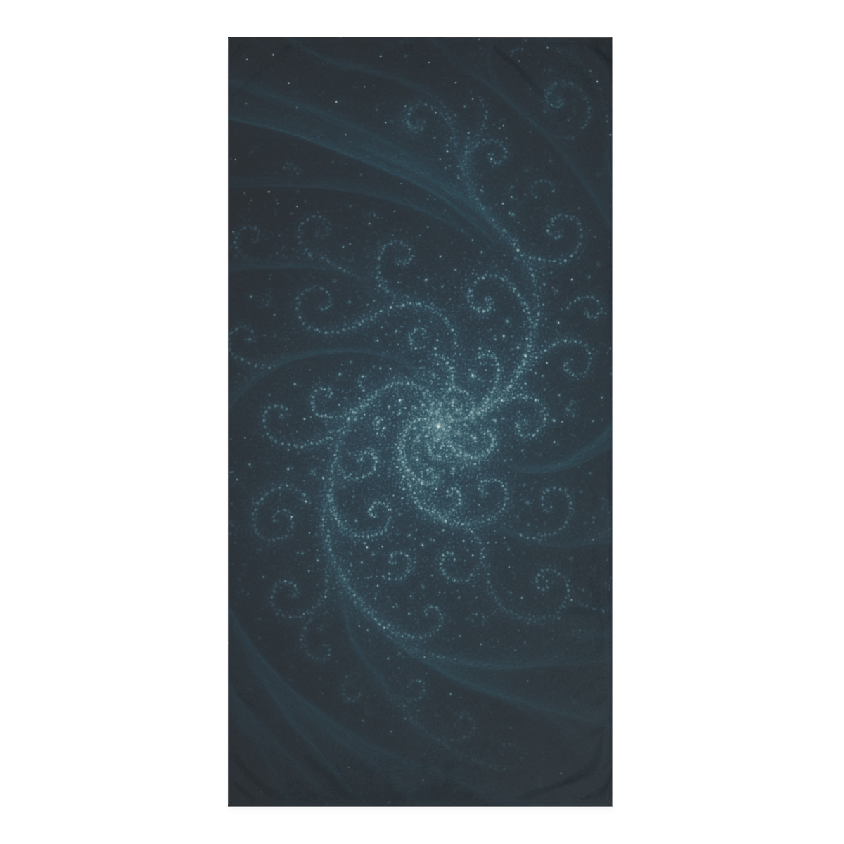 Starlit Fractal Drift comfortable face towels