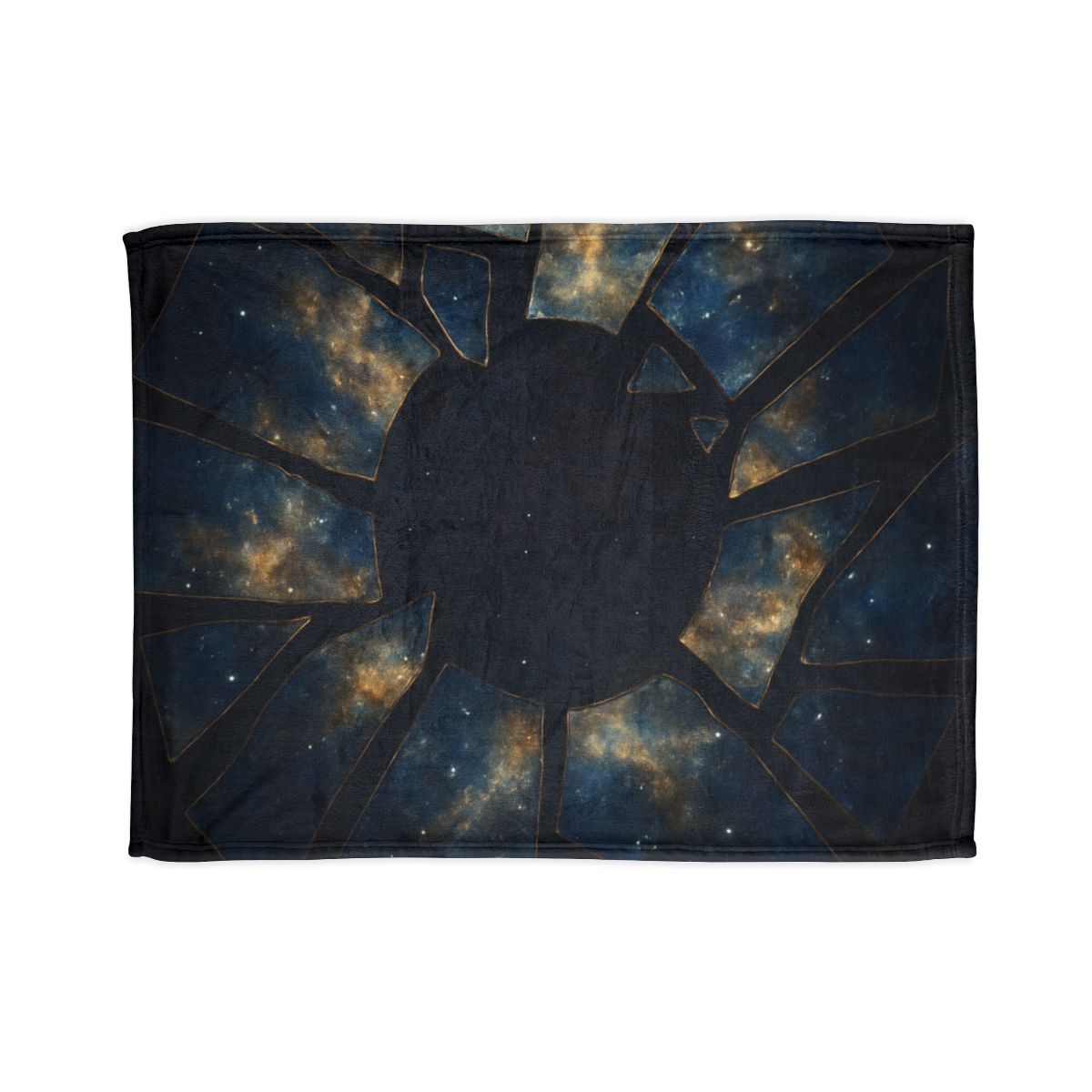 Starlit Fracture Mosaic decorative home blankets