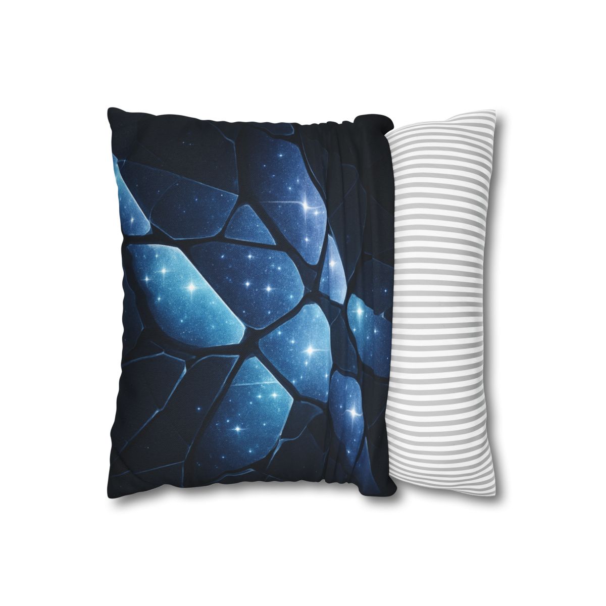 Starlit Fracture Mosaic personalized pillow covers