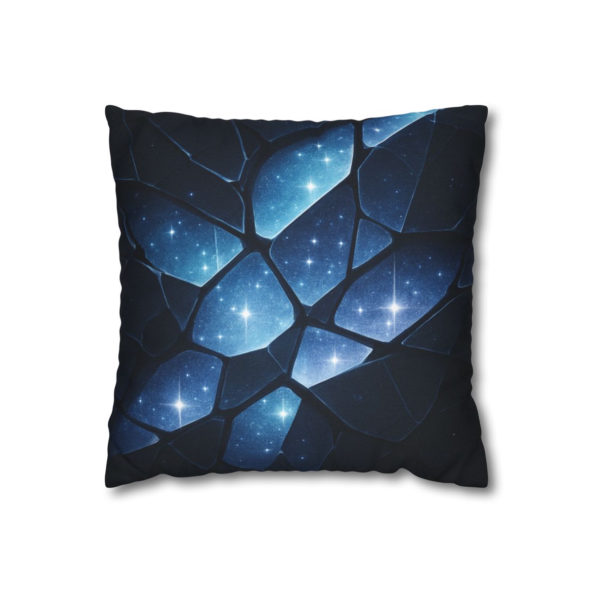 Starlit Fracture Mosaic personalized pillow covers