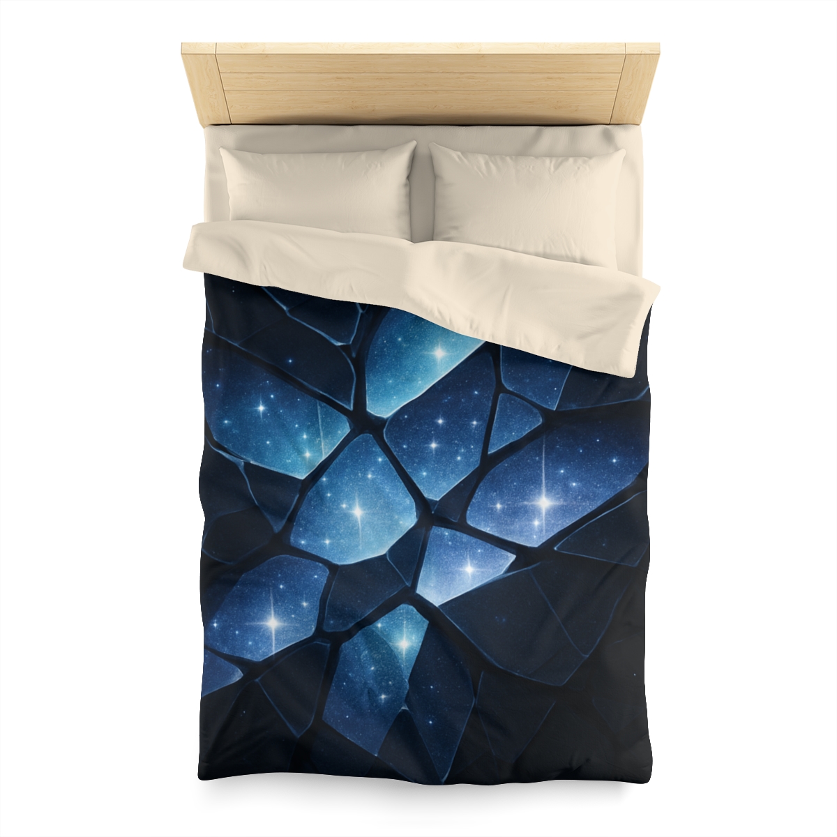 Starlit Fracture Mosaic custom duvets