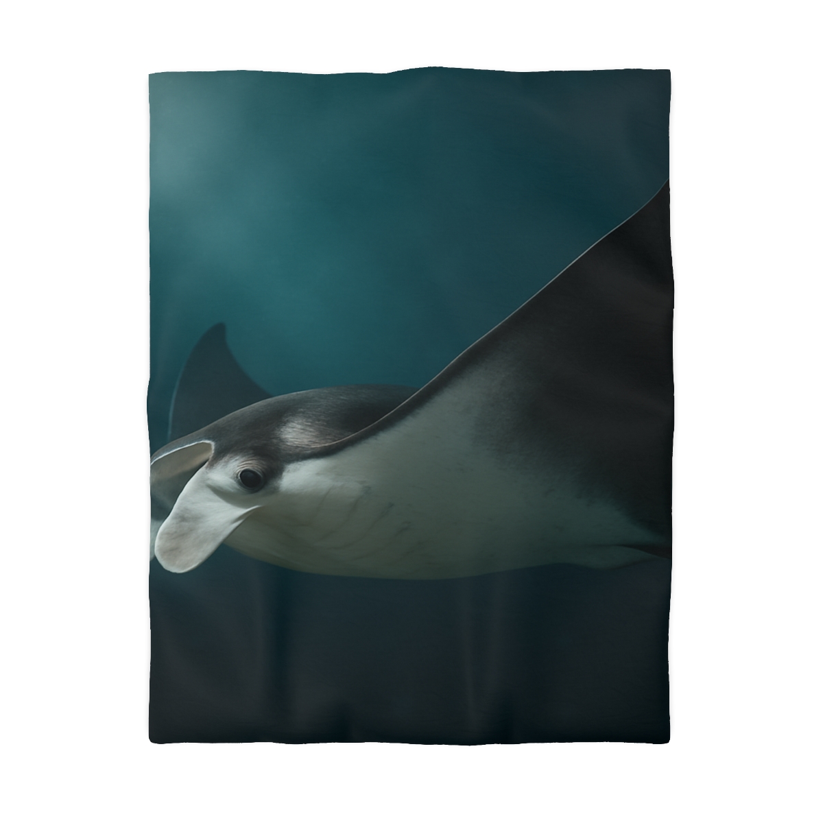 Starlit Glide Manta Ray stylish duvet covers