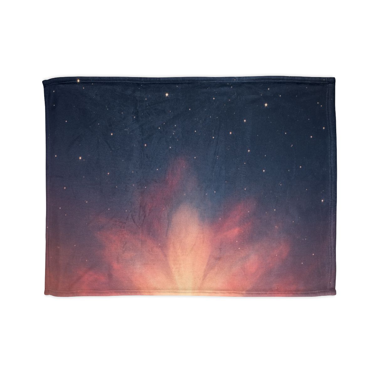 Starlit Horizon Bloom personalized cozy blankets