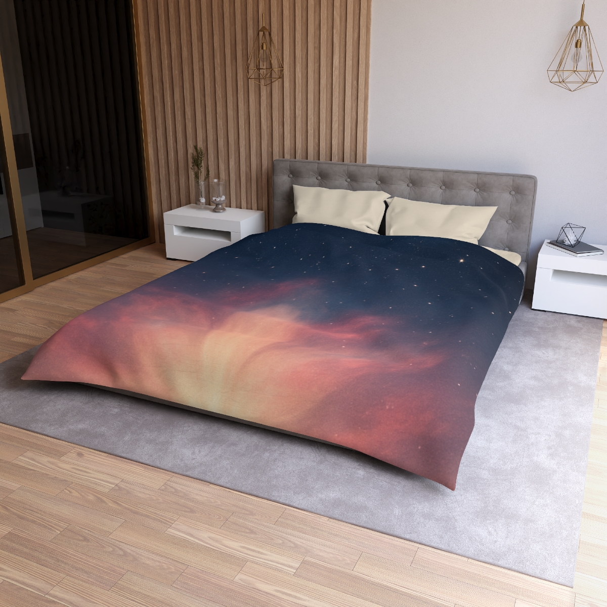 Starlit Horizon Bloom soft comforter duvets