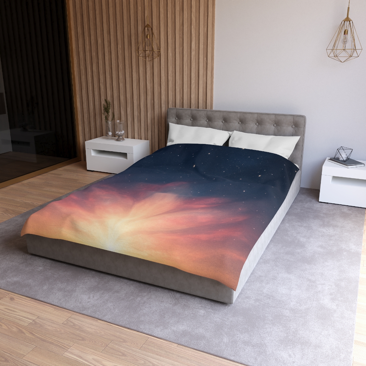 Starlit Horizon Bloom soft comforter duvets