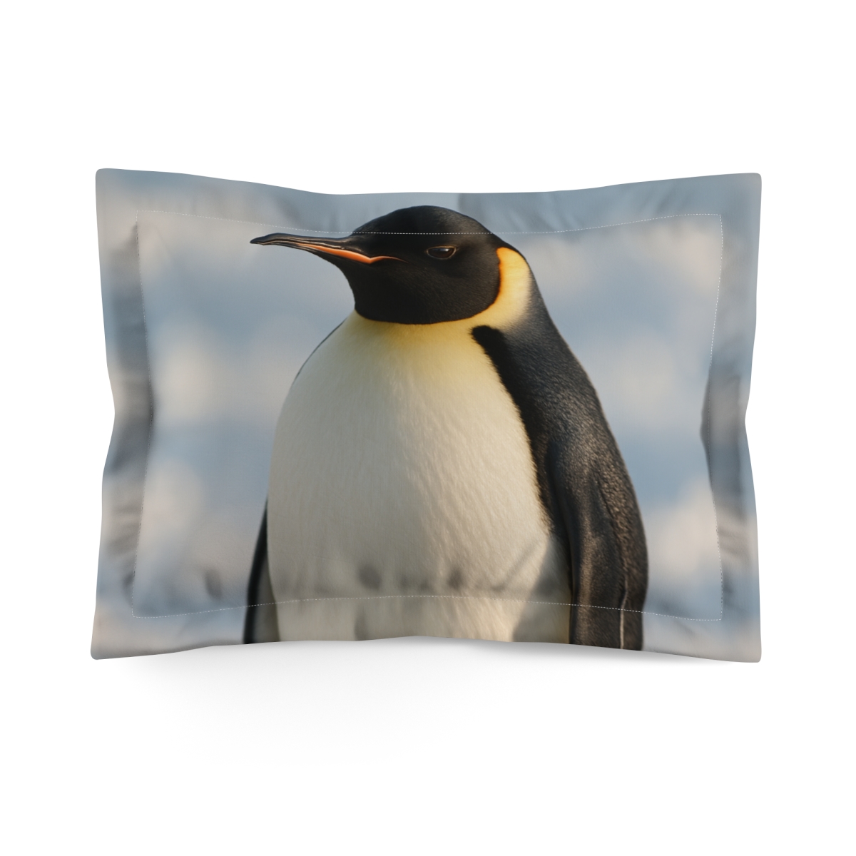 Starlit March Emperor Penguin trendy accent pillows