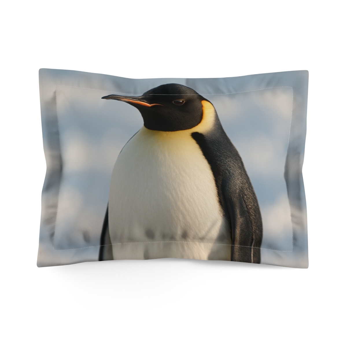 Starlit March Emperor Penguin trendy accent pillows