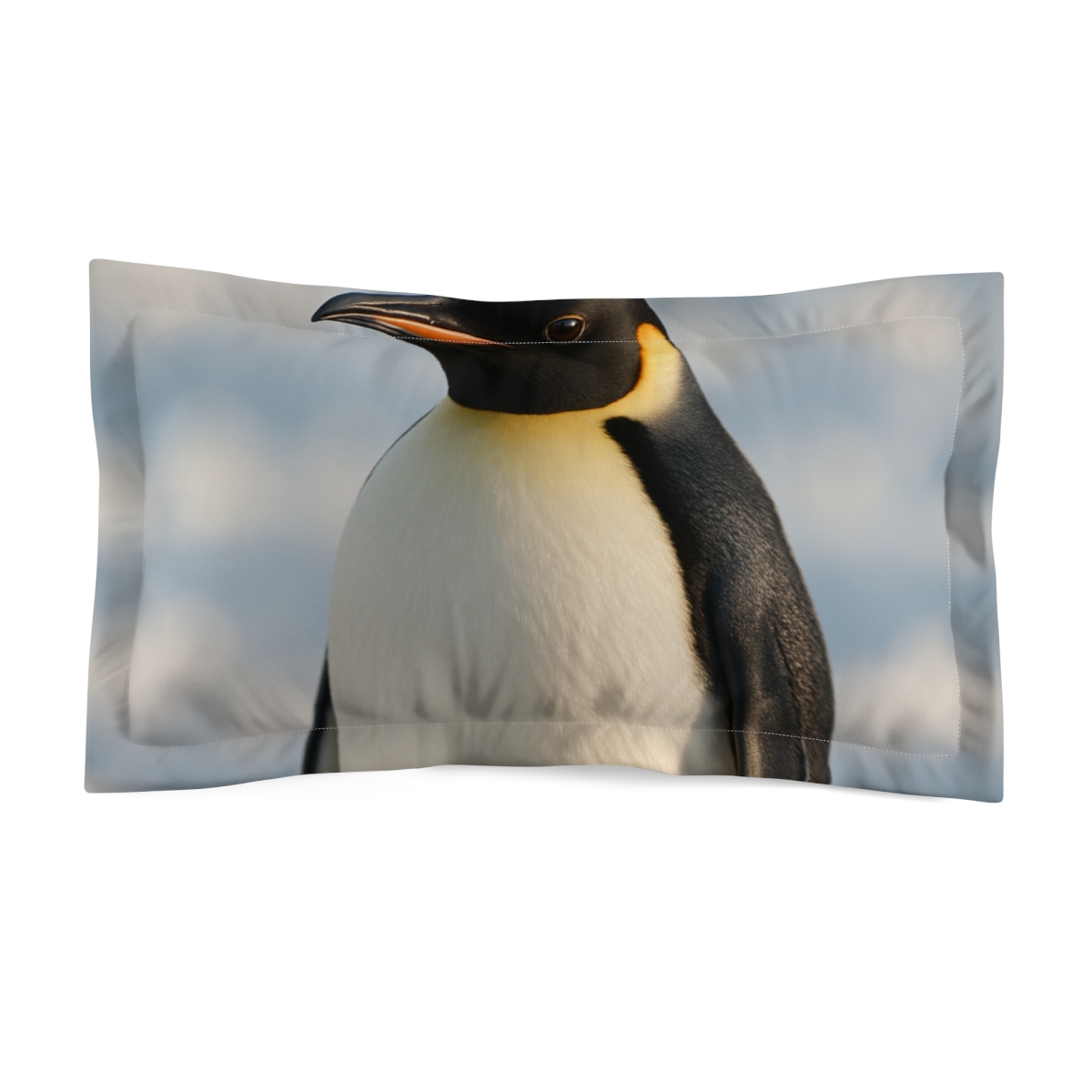 Starlit March Emperor Penguin trendy accent pillows