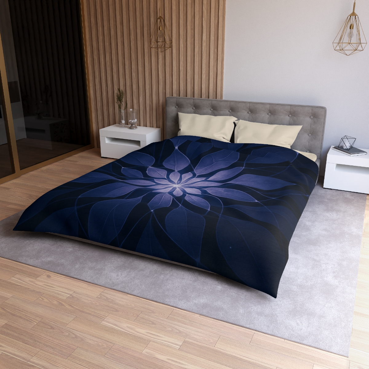 Starlit Petal Lattice trendy bedroom duvets