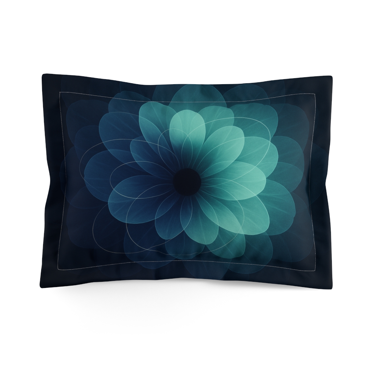 Starlit Petal Orbit personalized decorative pillows