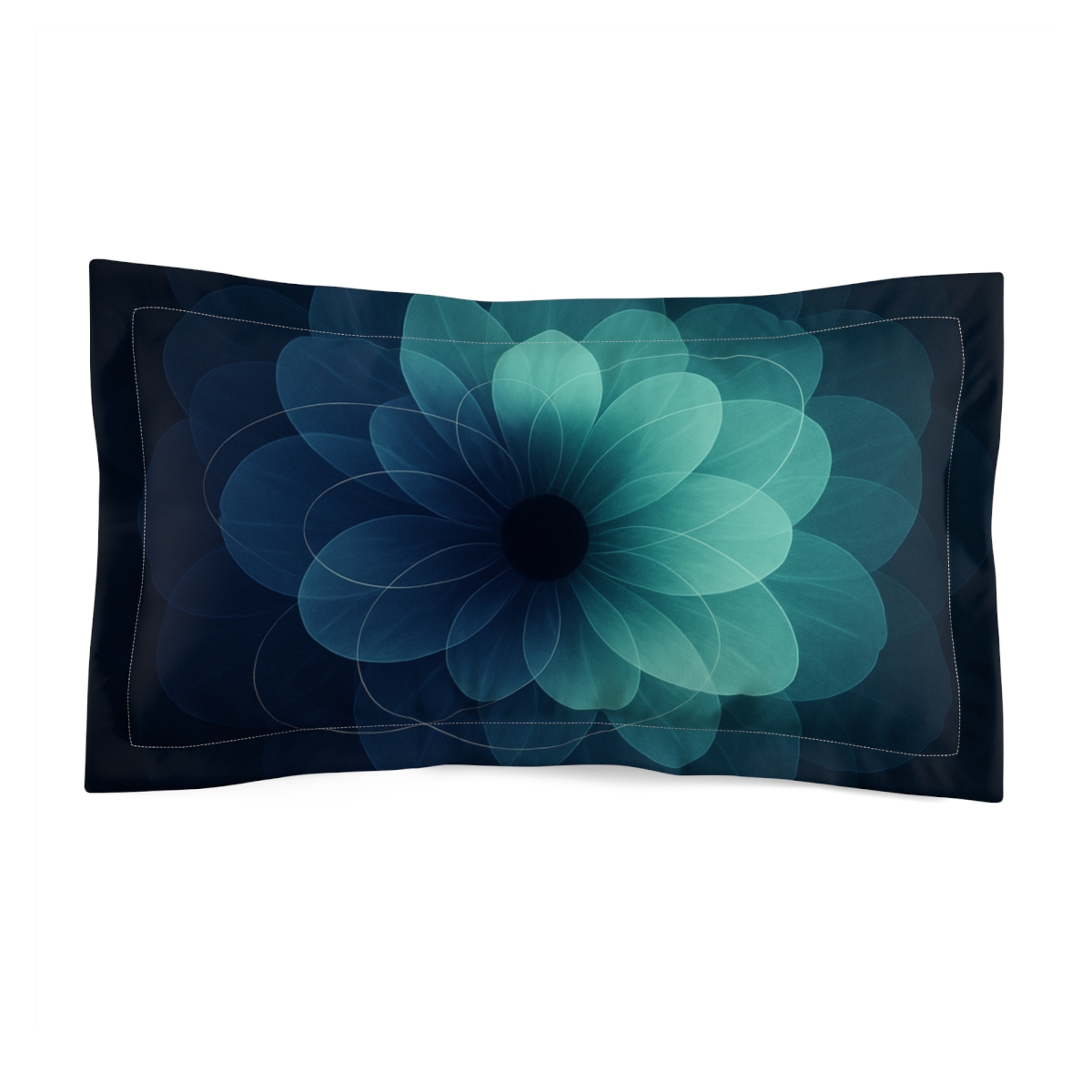 Starlit Petal Orbit personalized decorative pillows