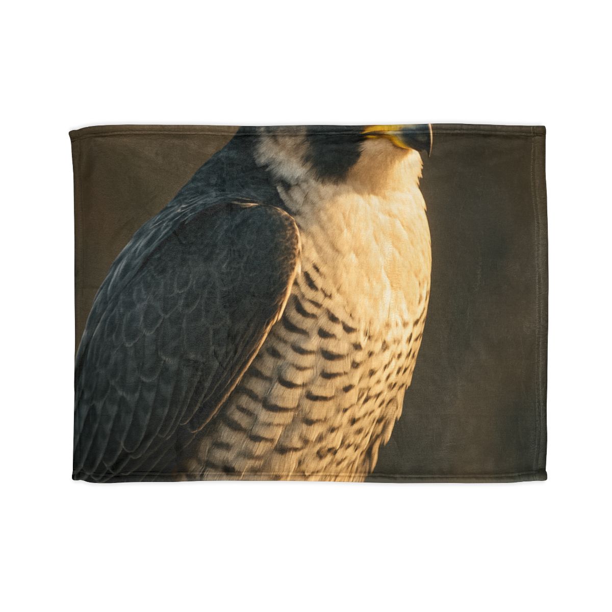 Starlit Poise Peregrine Falcon designer printed blankets