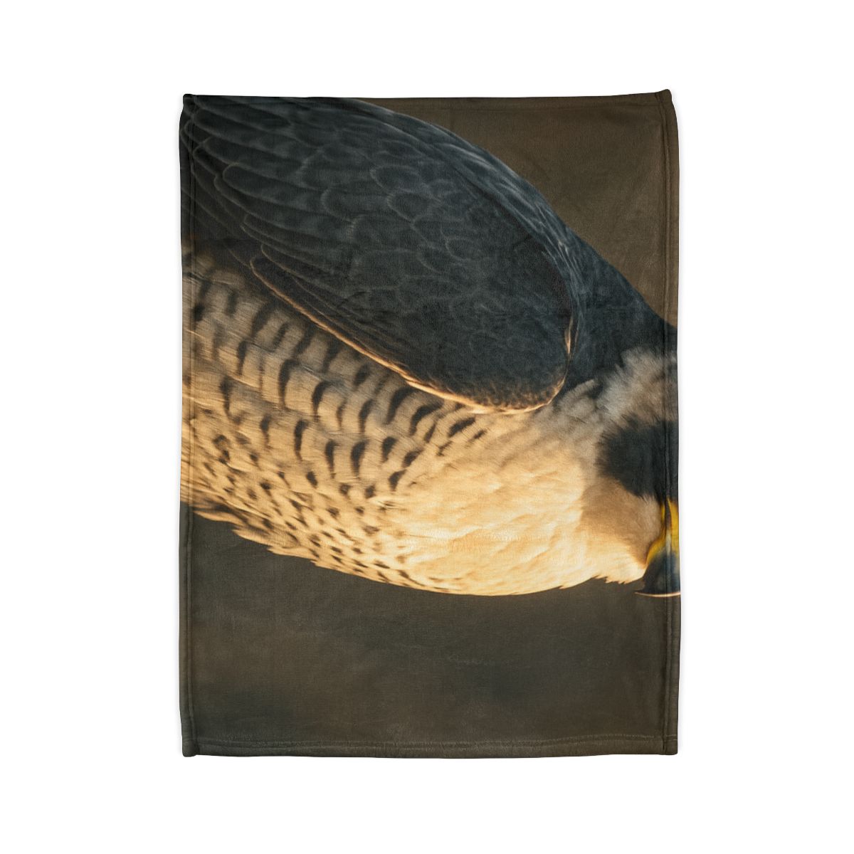 Starlit Poise Peregrine Falcon designer printed blankets