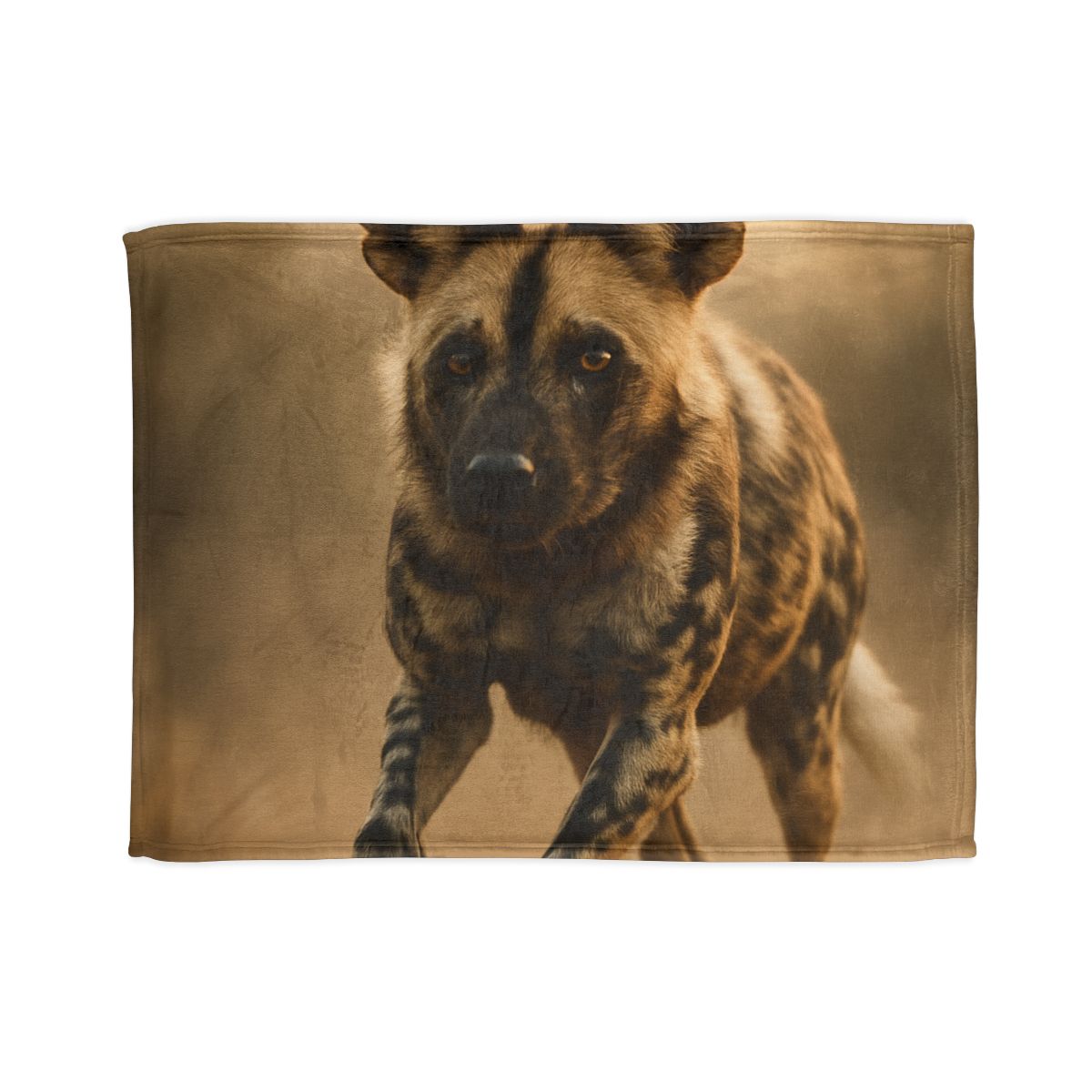 Starlit Scout African Wild Dog trendy patterned blankets