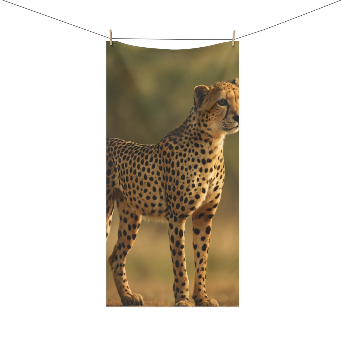 Starlit Sprint Cheetah unique gift towels