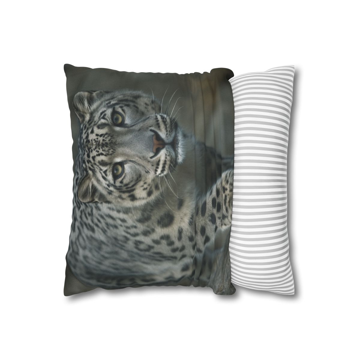 Starlit Sprint Snow Leopard comfortable bedding pillow covers