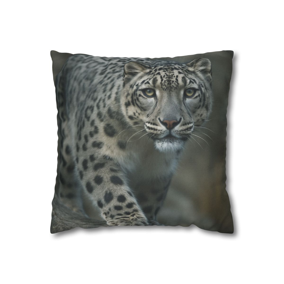 Starlit Sprint Snow Leopard comfortable bedding pillow covers