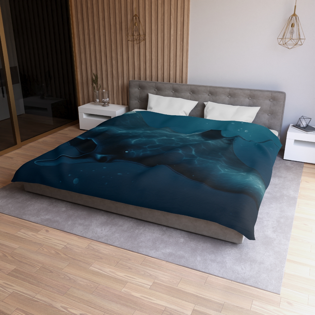 Starlit Surge Manta Ray unique patterned duvets