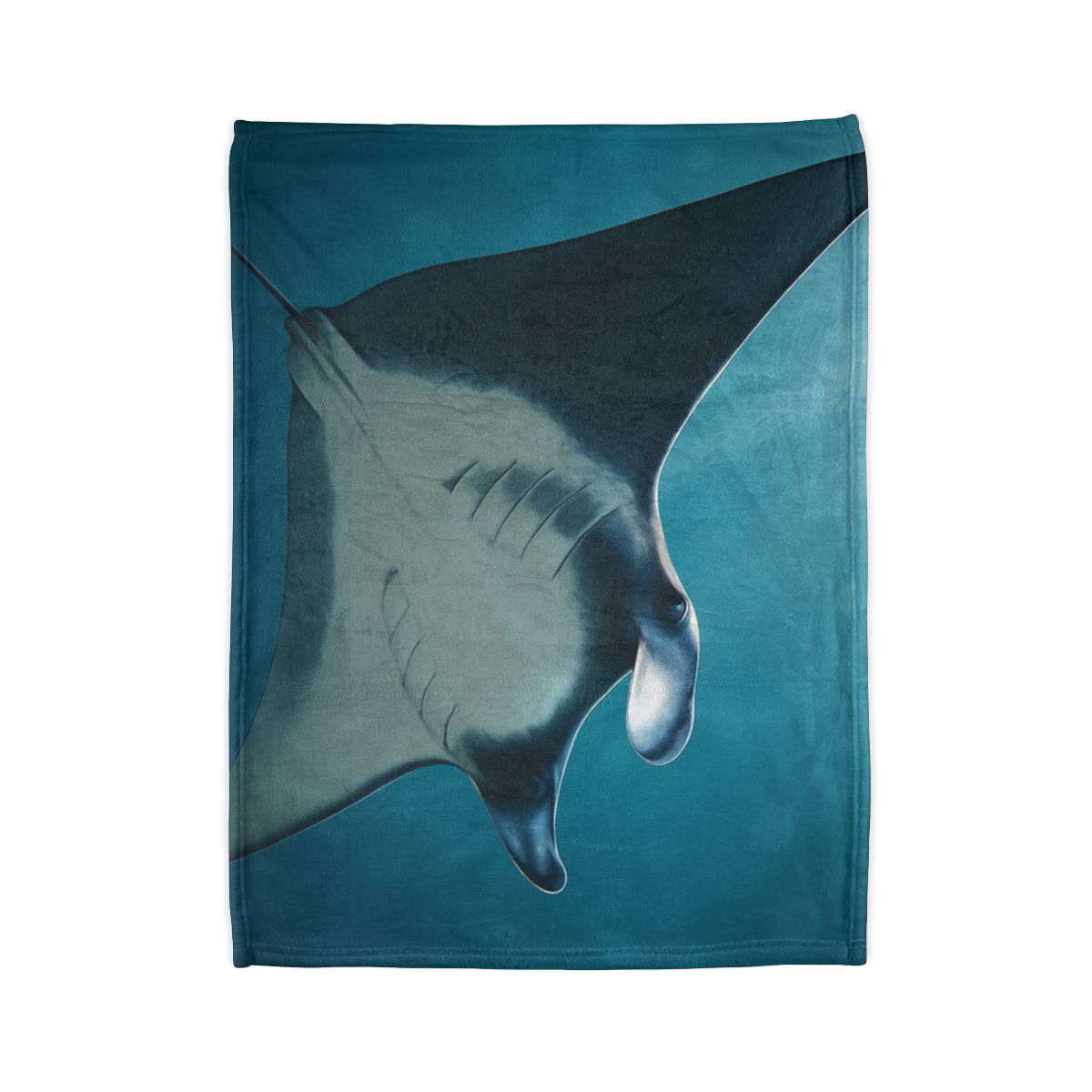 Starlit Surge Manta Ray trendy patterned blankets
