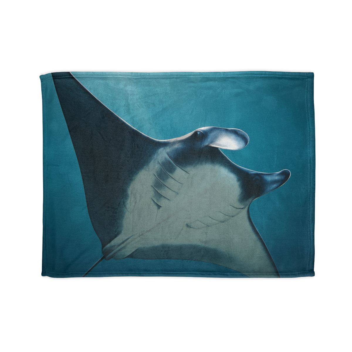 Starlit Surge Manta Ray trendy patterned blankets