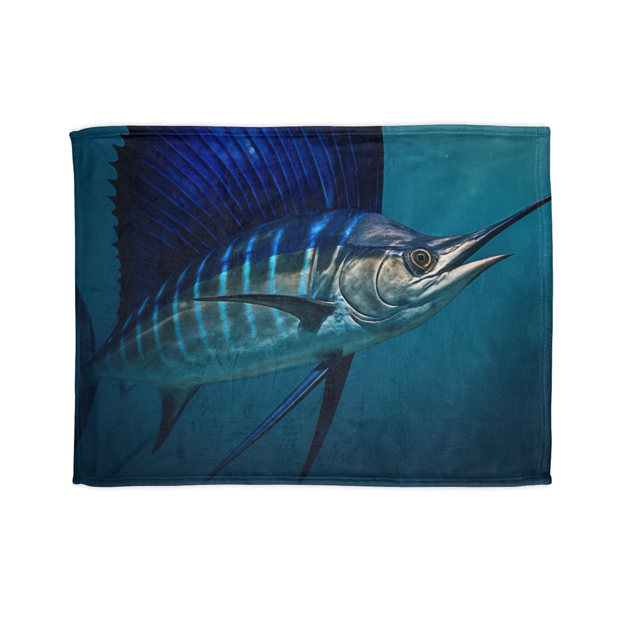Starlit Surge Sailfish unique gift blankets