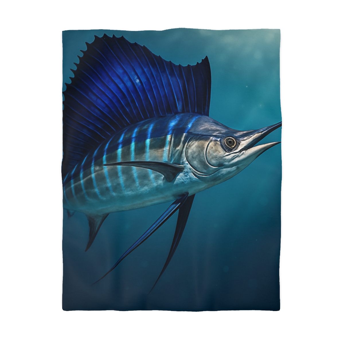 Starlit Surge Sailfish stylish duvet covers