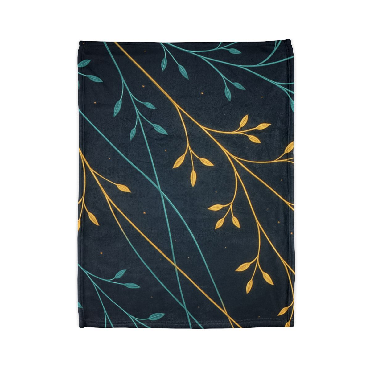 Starlit Vine Constellation soft fleece blankets