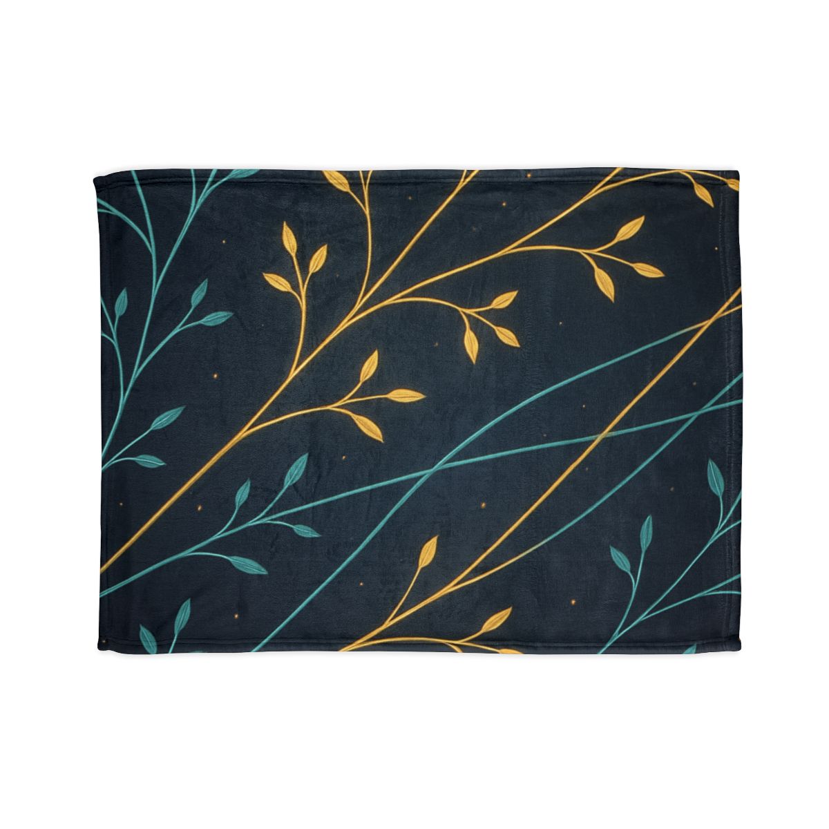 Starlit Vine Constellation soft fleece blankets